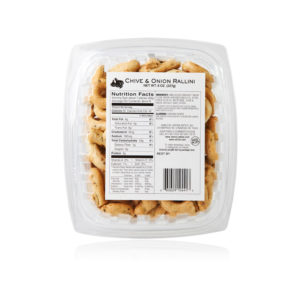 Chive & Onion Rallini™ 8 oz. Clear Tub