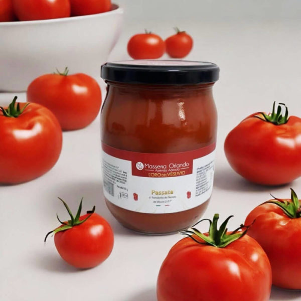 Passata di Pomodorino del Piennolo del Vesuvio D.O.P. Azienda Agricola Masseria Orlando